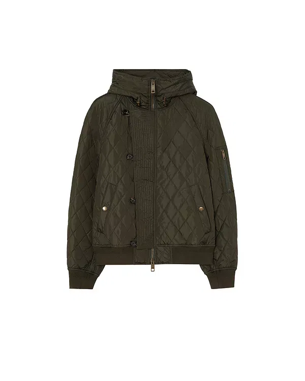 Мужская куртка стеганая с капюшоном Burberry, Shale Green — фото 2