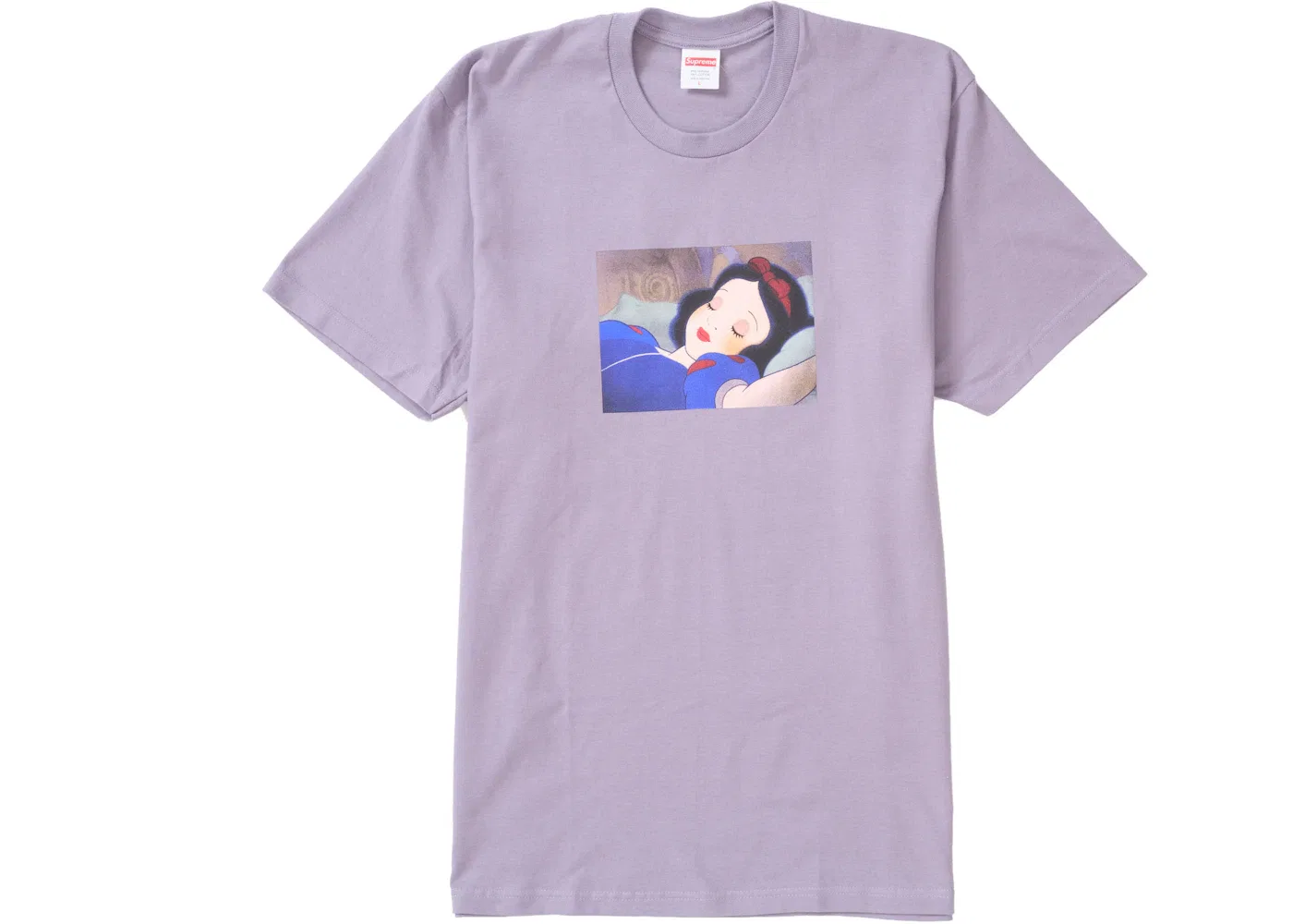 Мужская футболка с принтом Supreme Snow White Tee, Dusty Purple