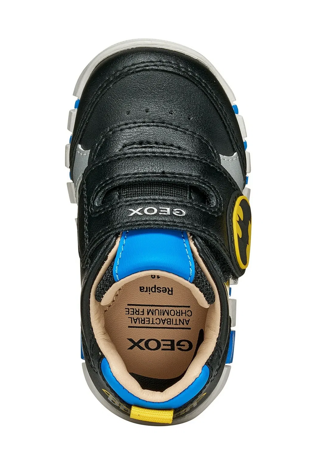 B iupidoo boy - кроссовки Geox, Black Yellow — фото 3