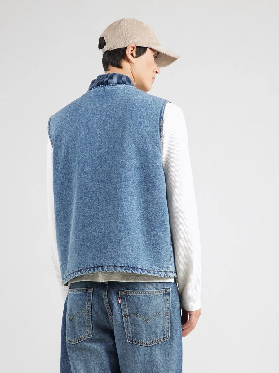 Жилет LEVI'S 'SANSOME' из синей джинсовой ткани — фото 4