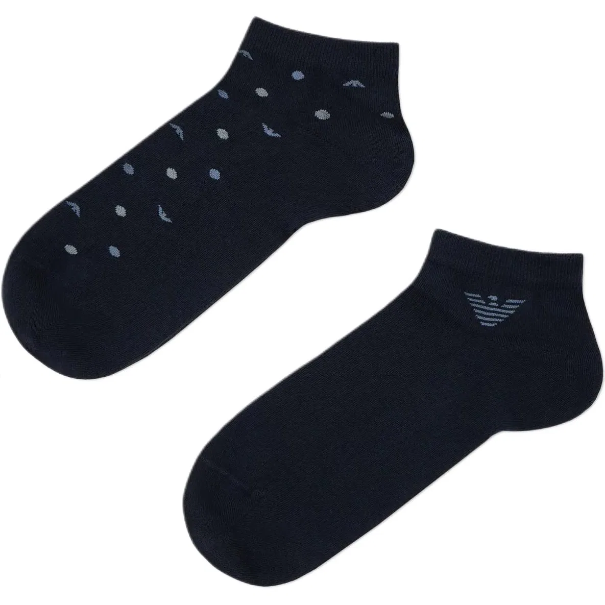 Носки-невидимки 2 пары EMPORIO ARMANI, Blue