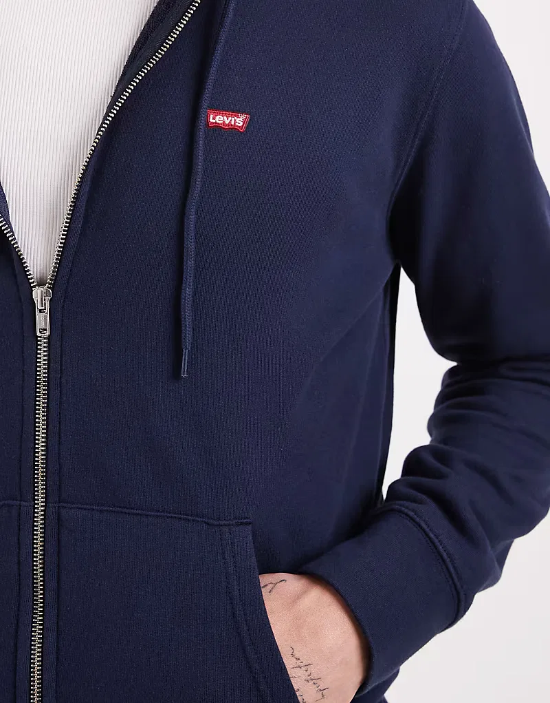 Свитшот original hallmark с логотипом Levi's, средне-синий — фото 3