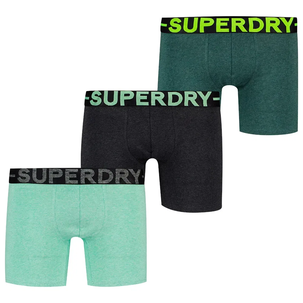 Боксеры 3 шт Superdry, зеленый