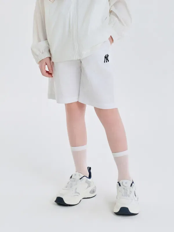 Шорты BASIC 5 Woven Pants, белый, Mlb Kids