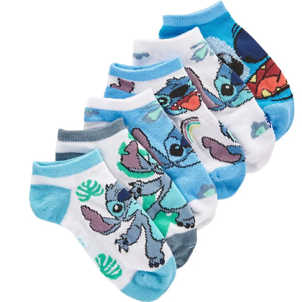 Детский подарочный набор носков с вышивкой Stitch, Stitch Blue