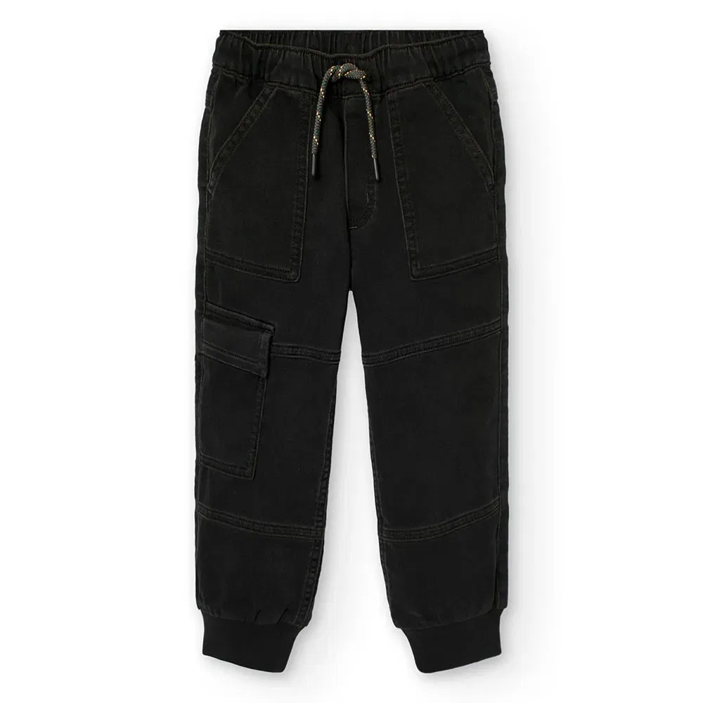 Джинсовые брюки Boboli Denim Knit, черный