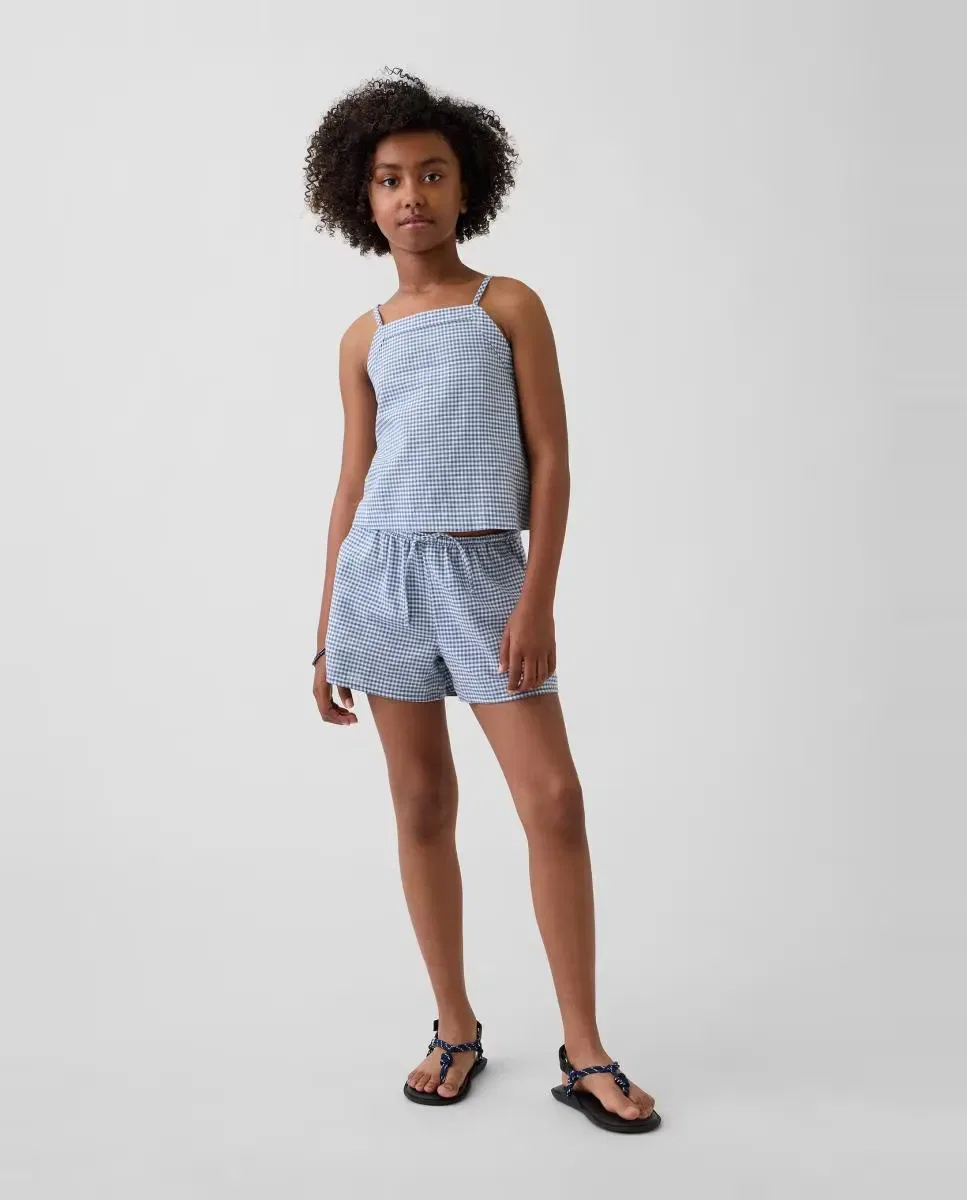 Детские шорты для девочек хлопковые Gap, Azul Claro