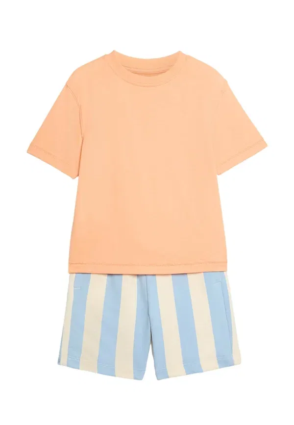 Комплект из 2 предметов: брюки спортивные, полосатые, 2 pack outfit set, Marks & Spencer Mix, синий — фото 3