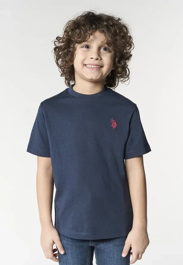 Футболка хлопковая Basic t-shirt U.S. Polo Assn., Blu, синий