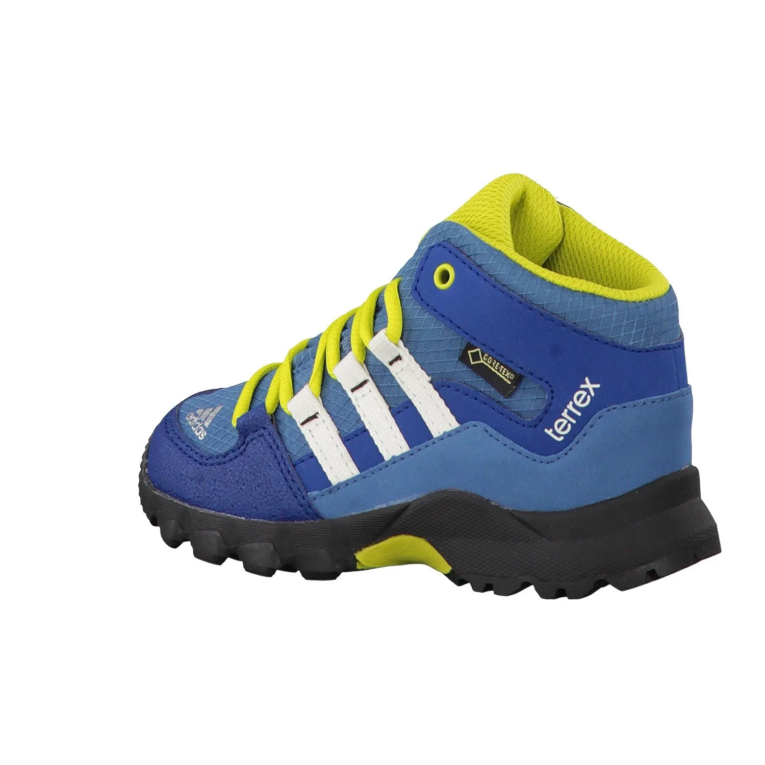 Детские ботинки для мальчиков с принтом Terrex Mid Gtx I Adidas, Light Blue White Blue Azupal Blatiz Acetec — фото 3