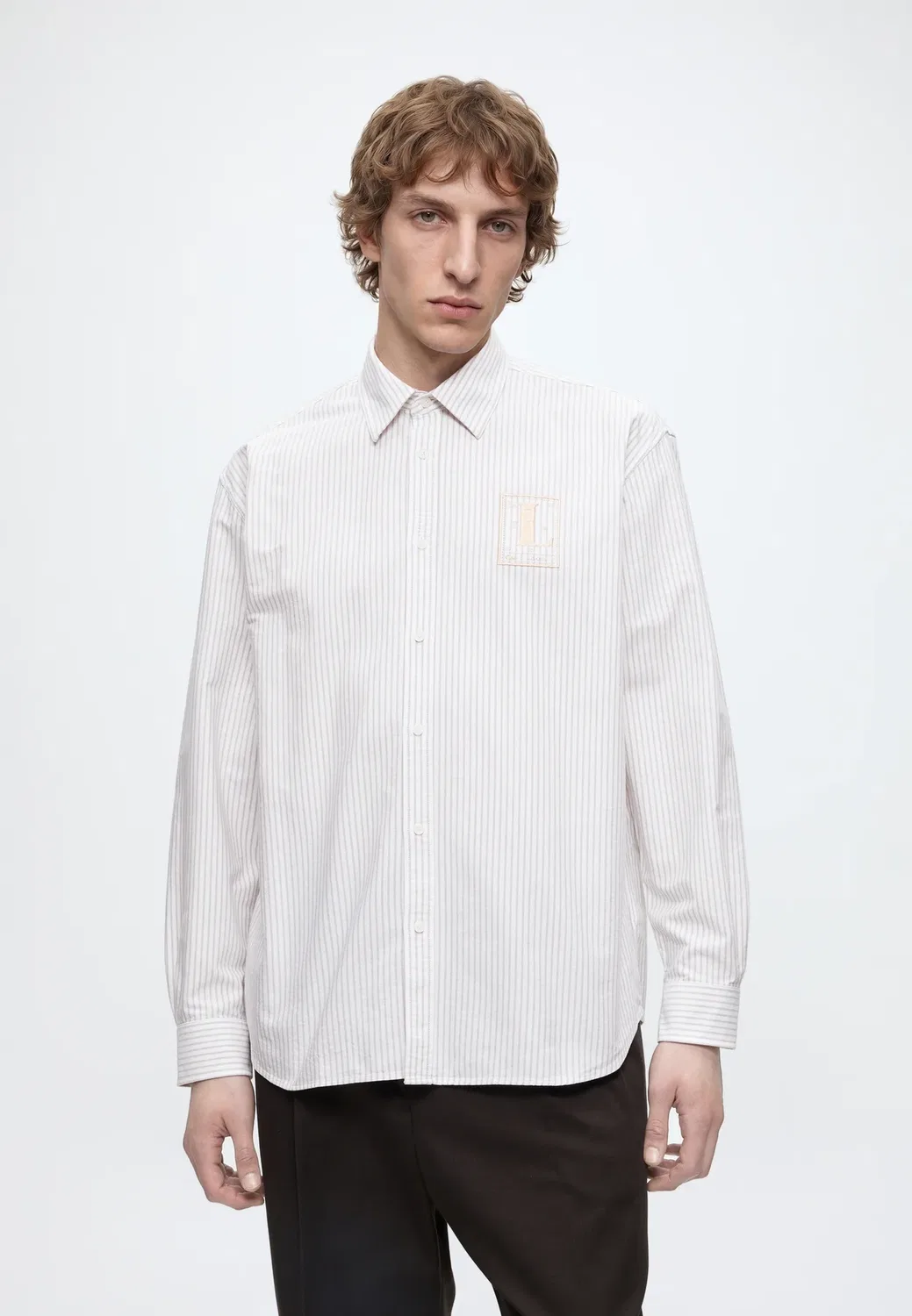 Рубашка - рубашка Lacoste, White/Beige