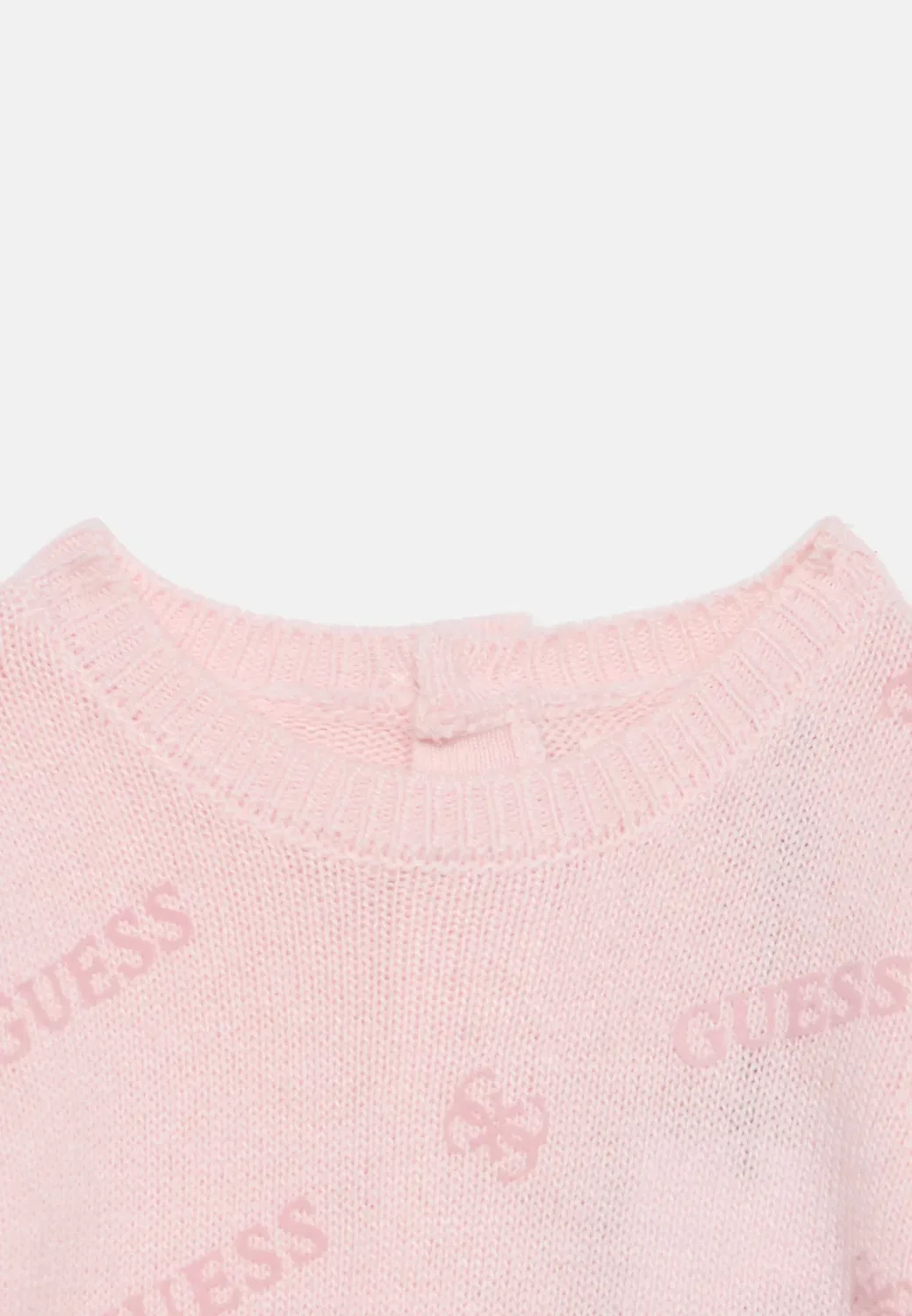 Детское платье с боди - платье-комбинезон Guess, Pink — фото 4