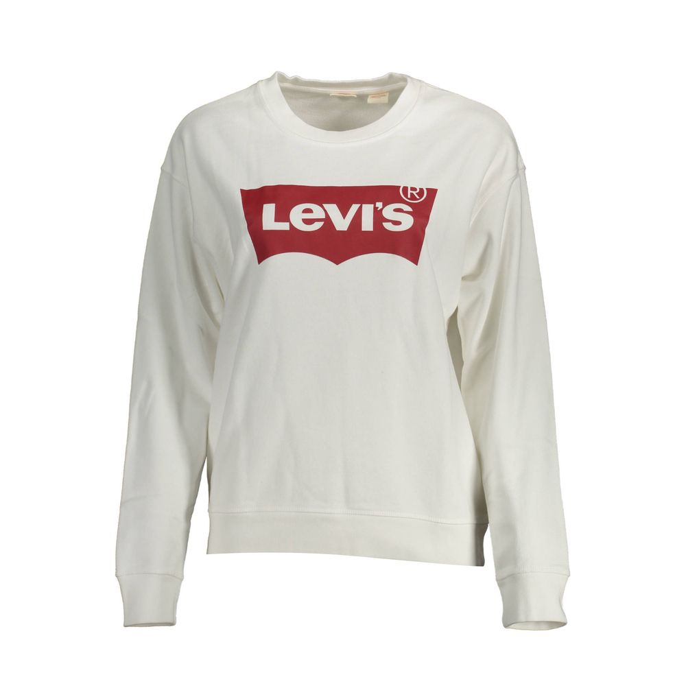 

Белый хлопковый женский свитер Levi´s