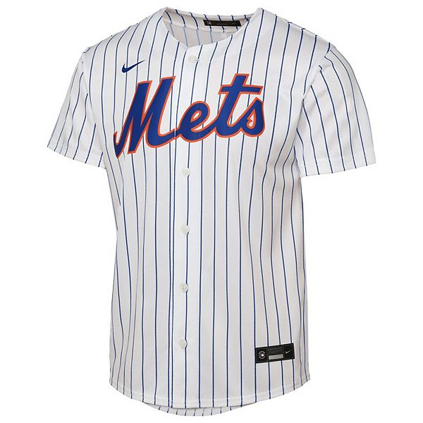 Молодежная белая реплика футболки New York Mets Nike — фото 3