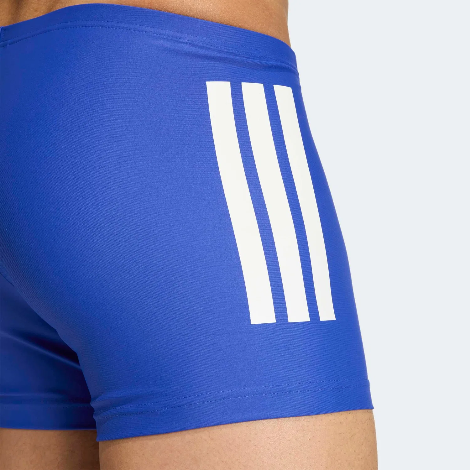 Мужские плавки-боксеры с тремя полосками Adidas Performance, Semi Lucid Blue/White — фото 4