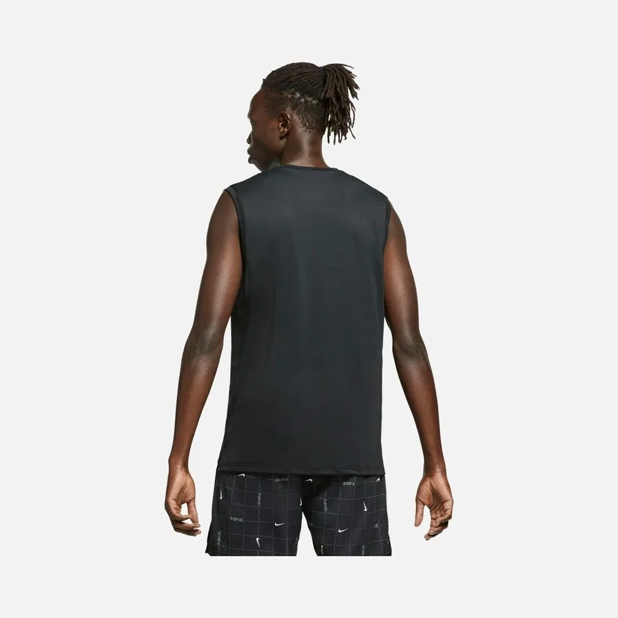 Спортивный топ без рукавов Nike Pro Dri-Fit Tank, Серый — фото 3