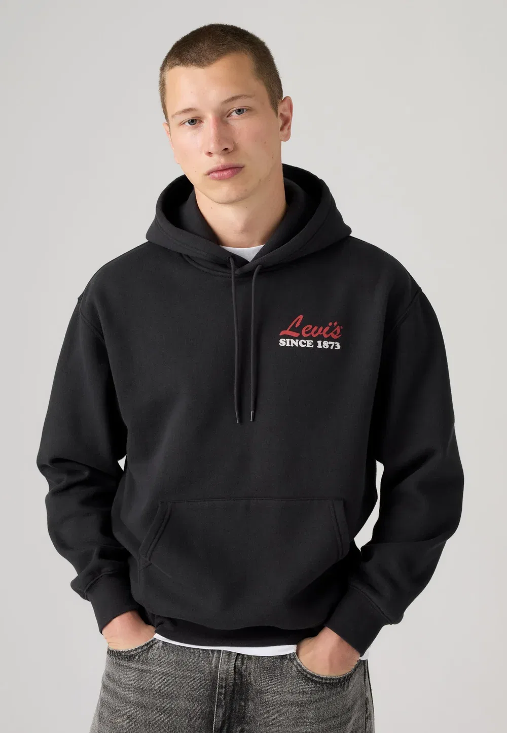 Свободный графический принт - толстовка Levi'S, Jet Black — фото 3