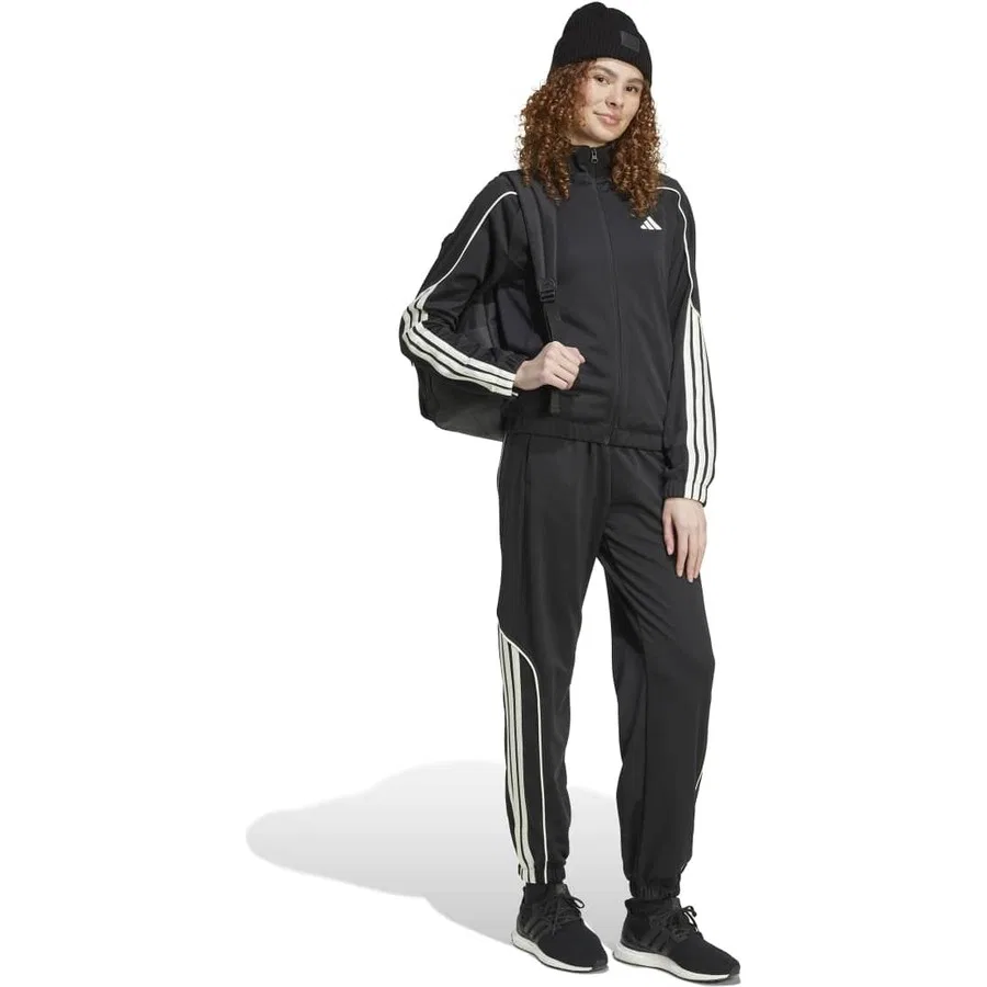 Женский спортивный костюм с длинным рукавом adidas Stadium, XL, Черный — фото 3