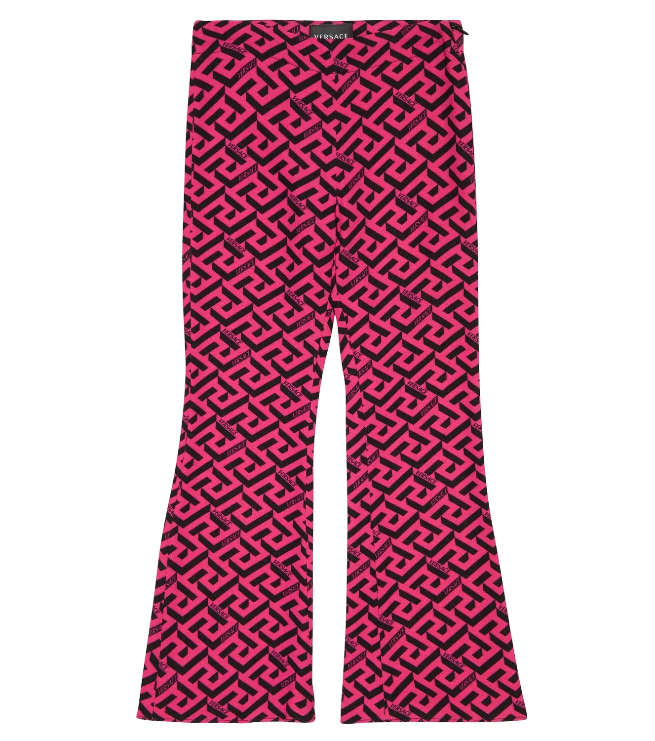 Брюки с принтом Greca Versace Kids, розовый