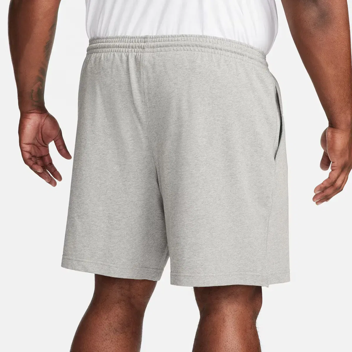 Мужские шорты хлопковые Nike Club Knit Short, Цвет Gris — фото 2