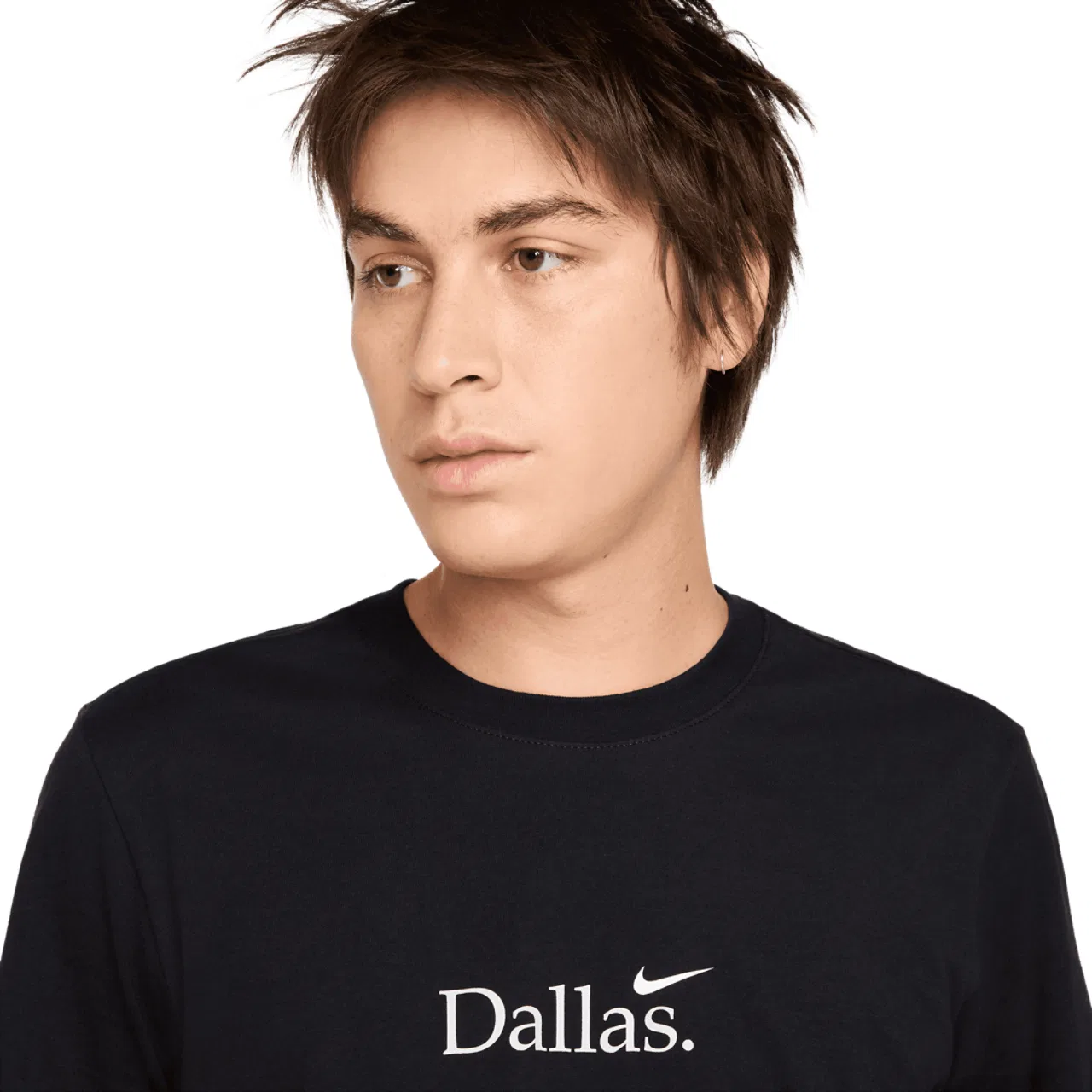Футболка мужская Dallas Nike, белый/черный — фото 3