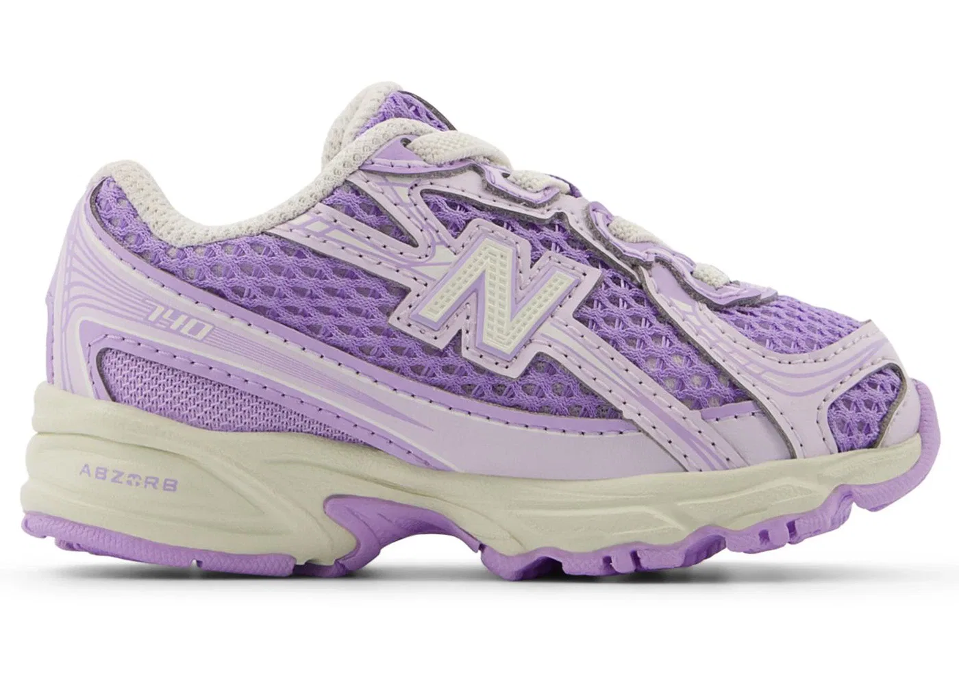 Детские кроссовки Lifestyle New Balance 740 Bungee Lace, Taro/Angora