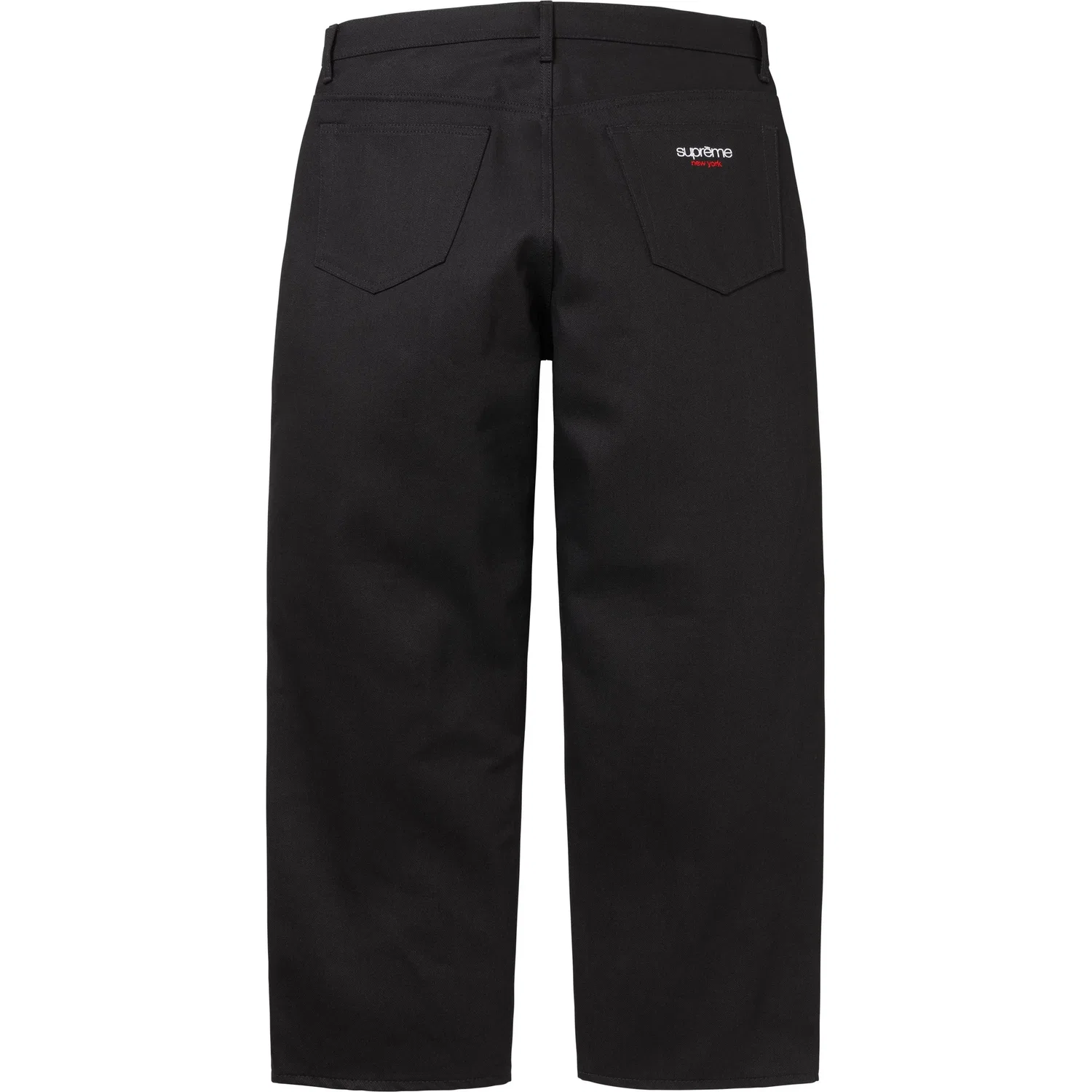 Джинсы свободного кроя Supreme, Black — фото 4