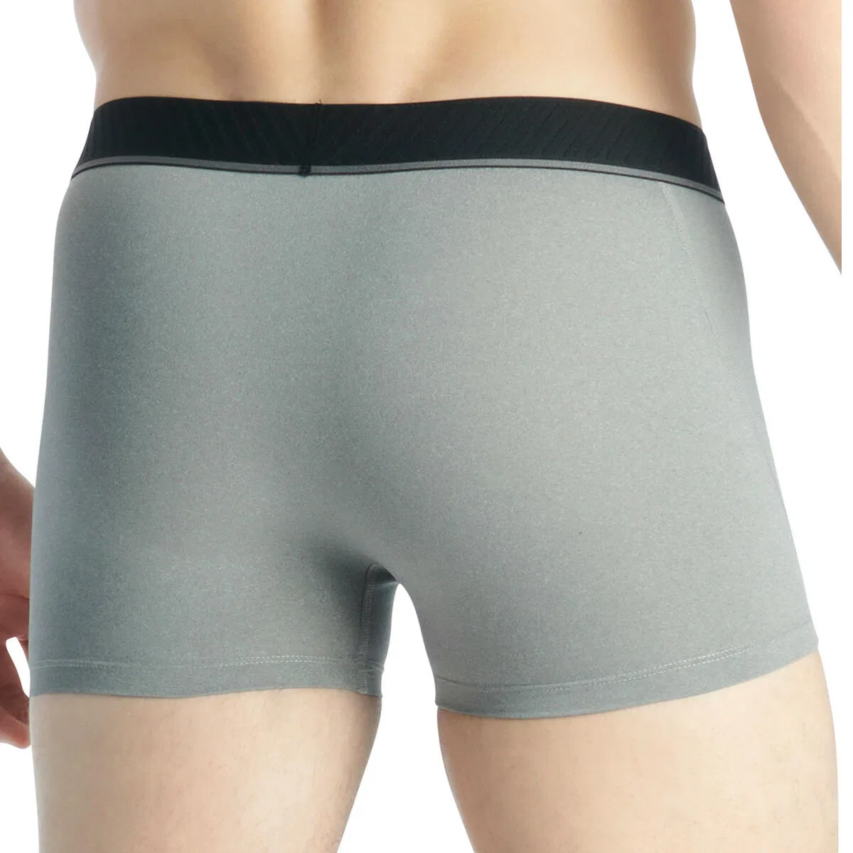 Мужские боксеры с принтом Retro Short 3er Pack Active Micro Flex Eco Adidas, Grau Kohlengrau — фото 3