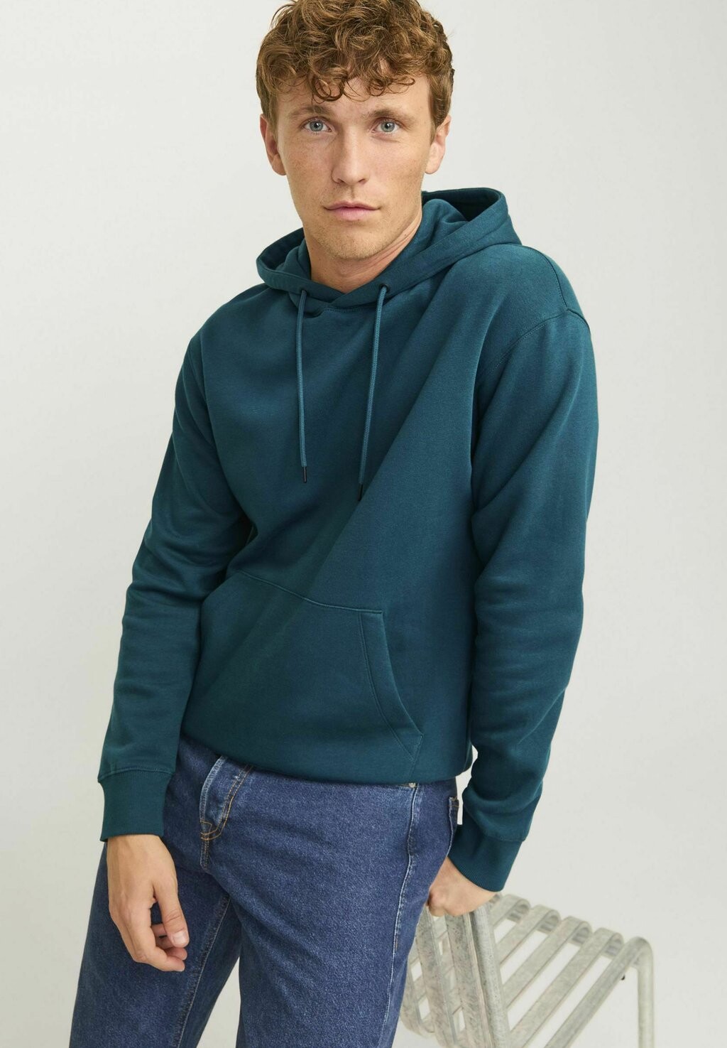

Толстовка с капюшоном STAR Jack & Jones, бирюзовый