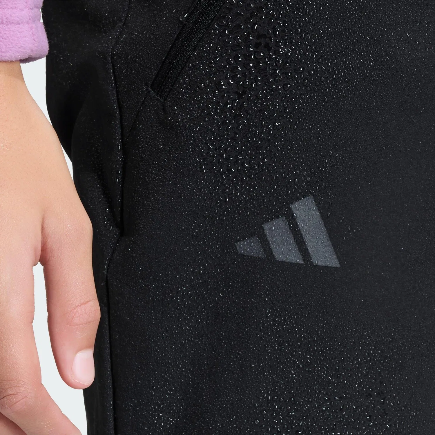 Детские штаны-трансформеры с технологией Clima365 Terrex Multi CLIMA365 Kids Zip-off Hose, Adidas, Schwarz — фото 4