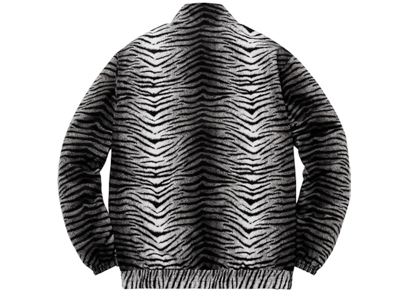 Мужская куртка с принтом Supreme Tiger Stripe Track Jacket, White — фото 3