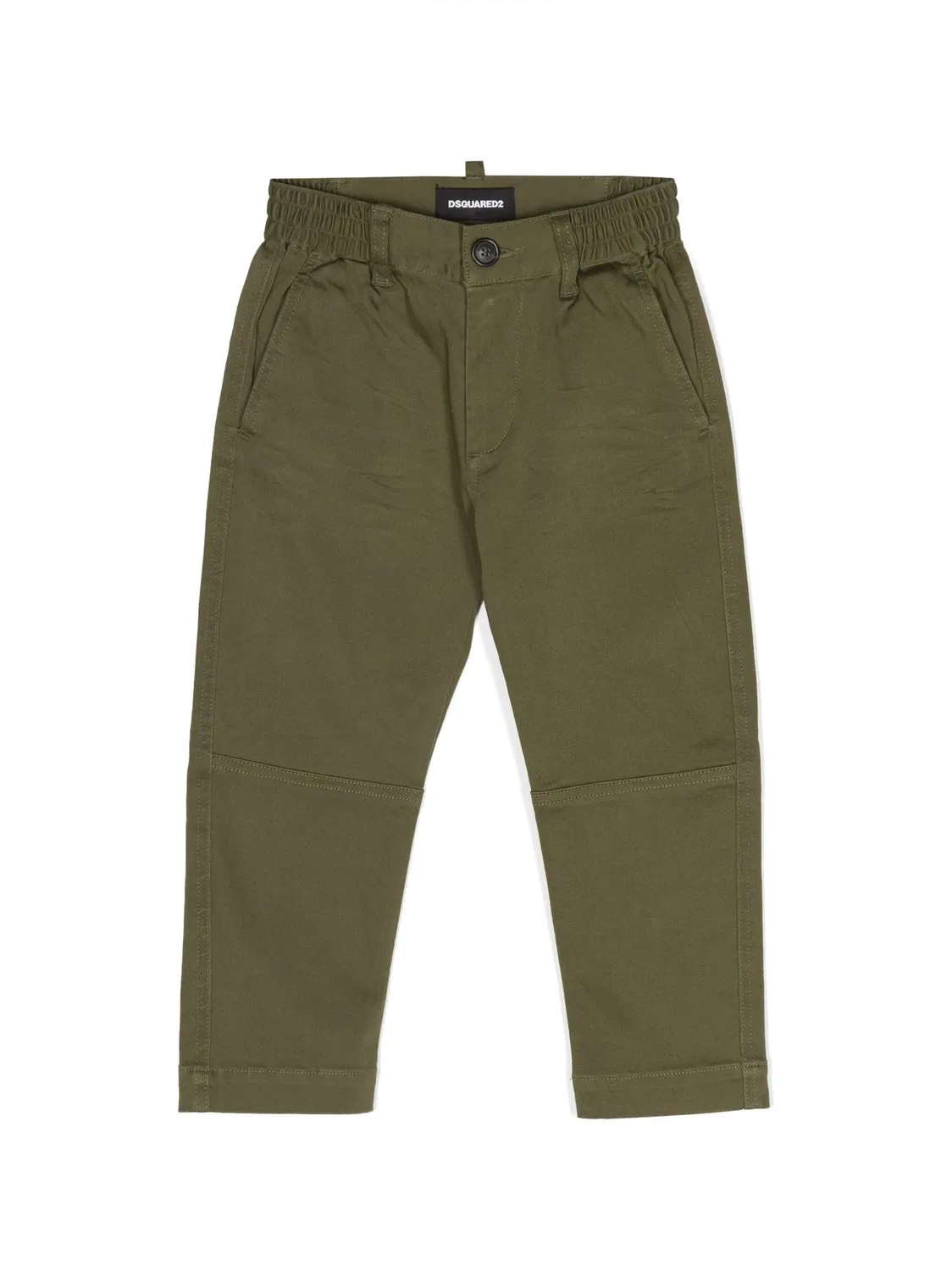 DSQUARED2 Завуженные чиносы цвета хаки