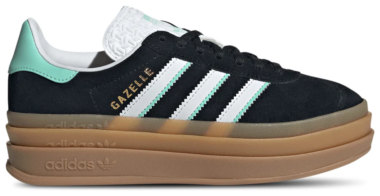 Кеды для мальчиков Gazelle Bold Adidas, цвет Ftwr White/Gum/Core Black