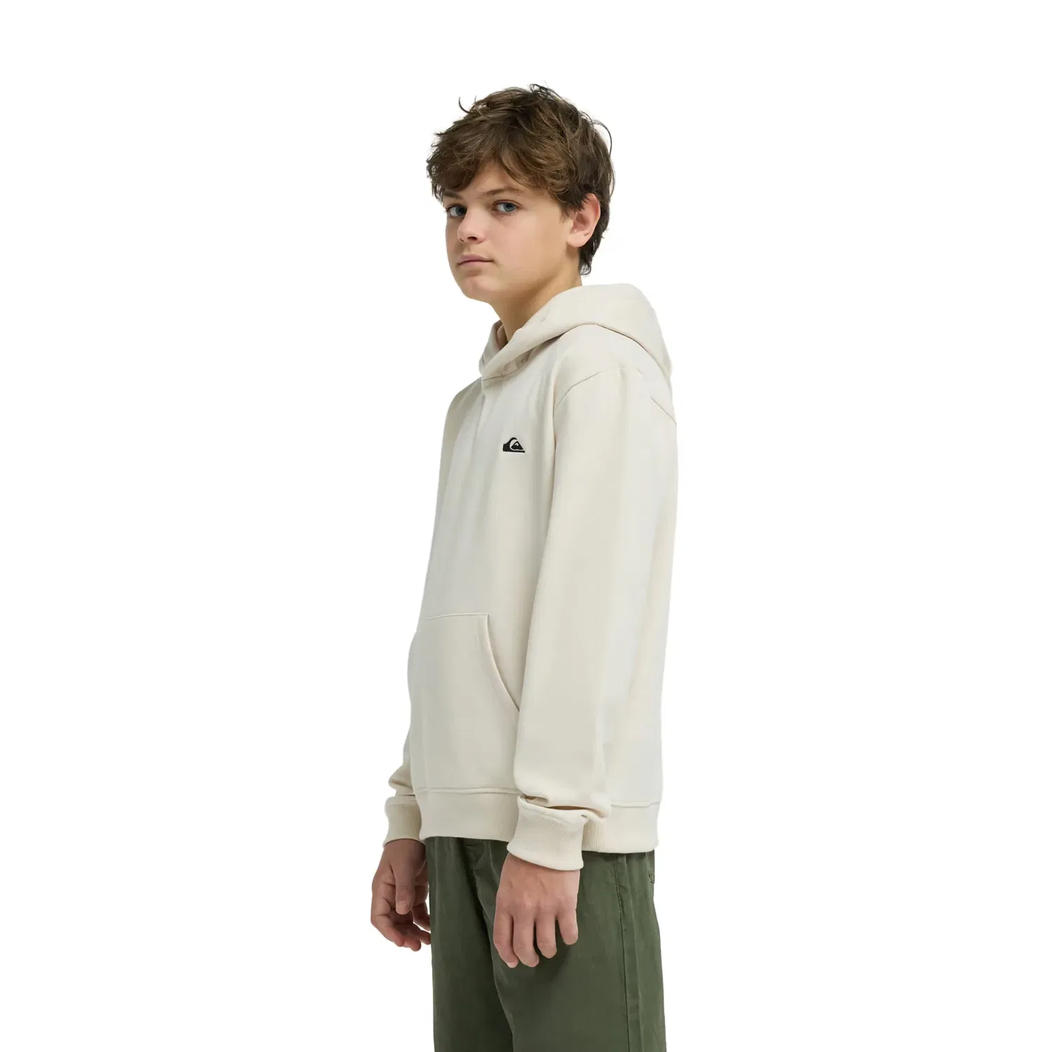 Детская худи для мальчиков хлопковая Basic Quiksilver, Blanco — фото 3