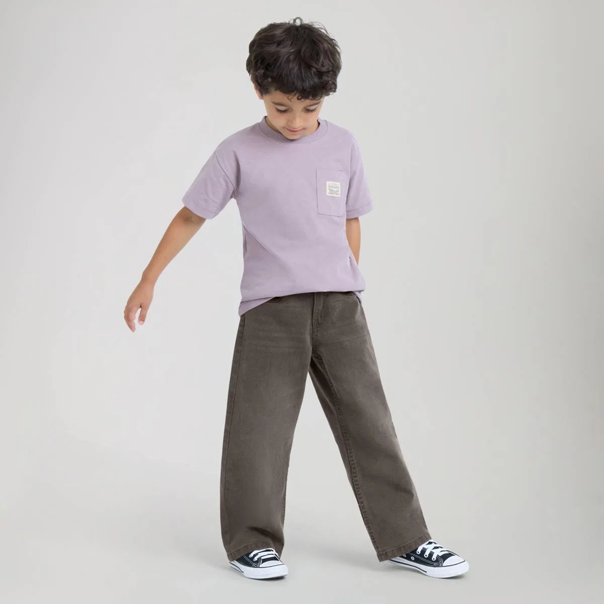 мешковатые джинсы 578 для мальчиков 4-7 лет Levi's, Jupiter - Dark Wash