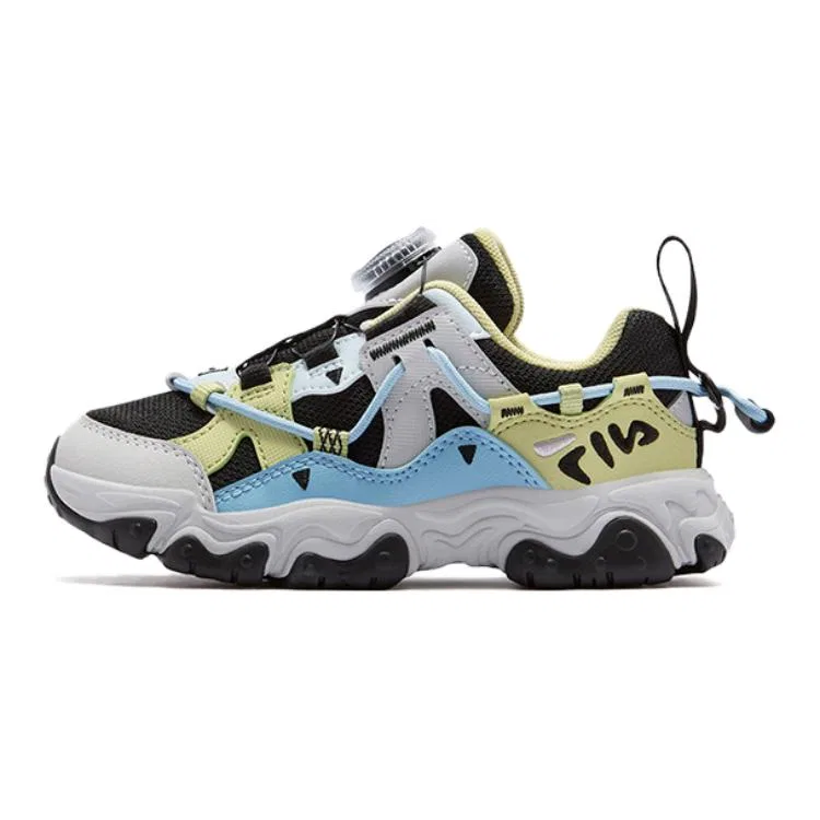 Кроссовки детские кожаные FILA KIDS молочно-белые с розовым — фото 3