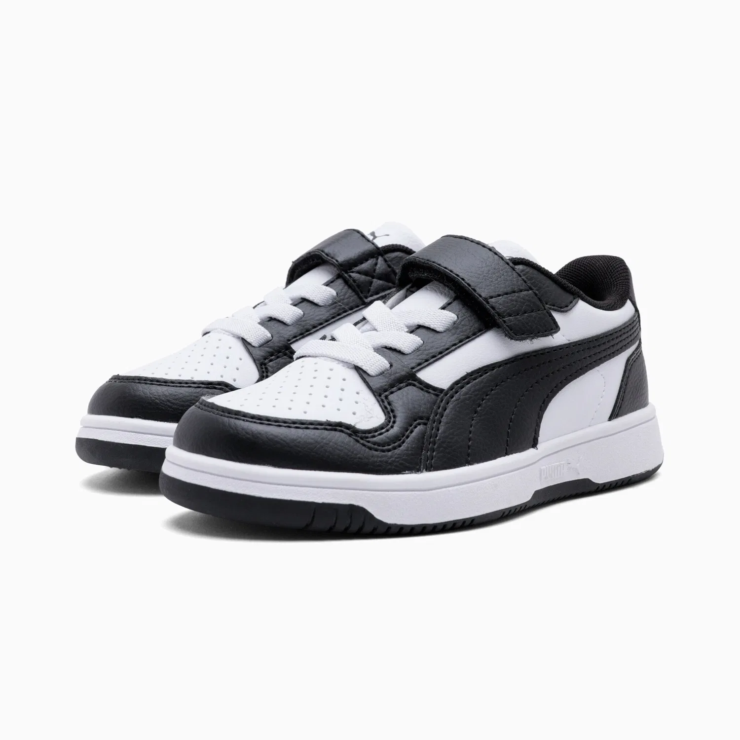 Детские кроссовки с низким профилем Rebound Lite PUMA, White/Black
