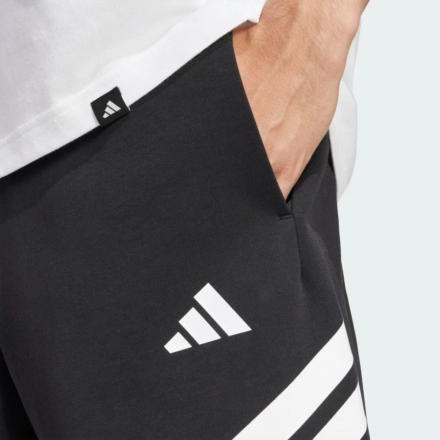 Шорты спортивные с тремя полосами Future Icons adidas, Черный — фото 4