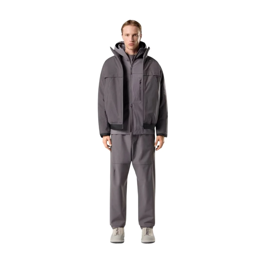 Мужские брюки-джоггеры Stone Island Loose-fit With Drawcord Cuffs, серый