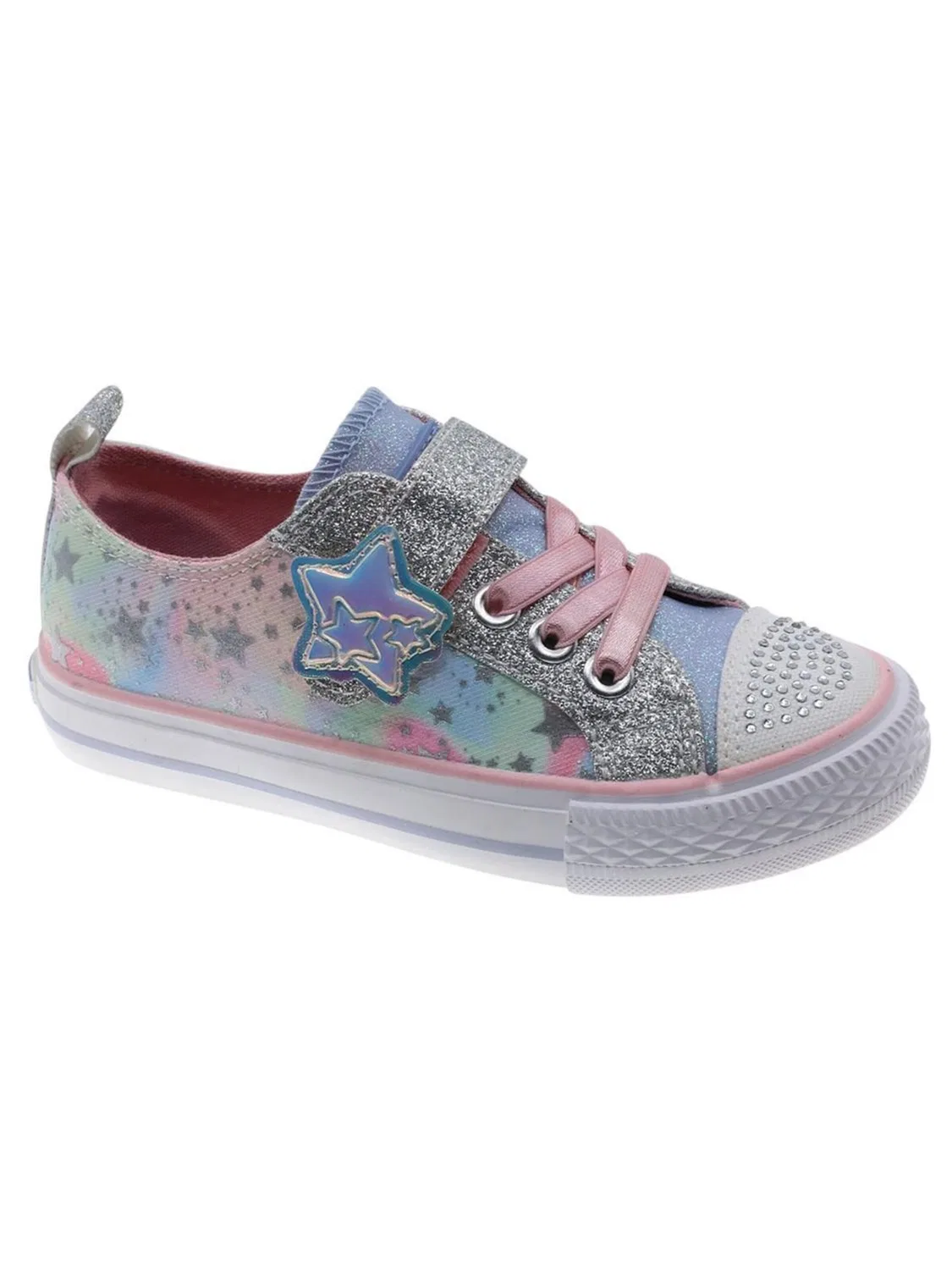 Кроссовки Beppi Canvas Shoe серебристого цвета