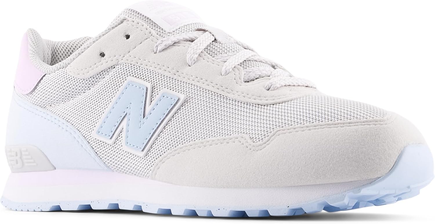 Кроссовки New Balance Kids 515 V1 на шнуровке, серый — фото 3