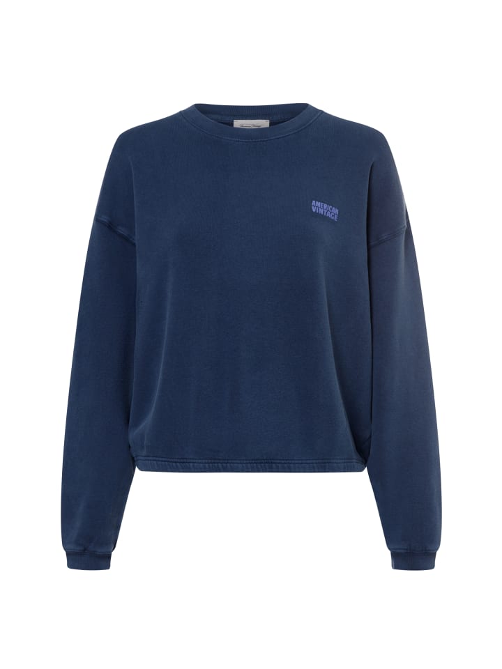

Толстовка American Vintage Sweatshirt Izubird, цвет marine