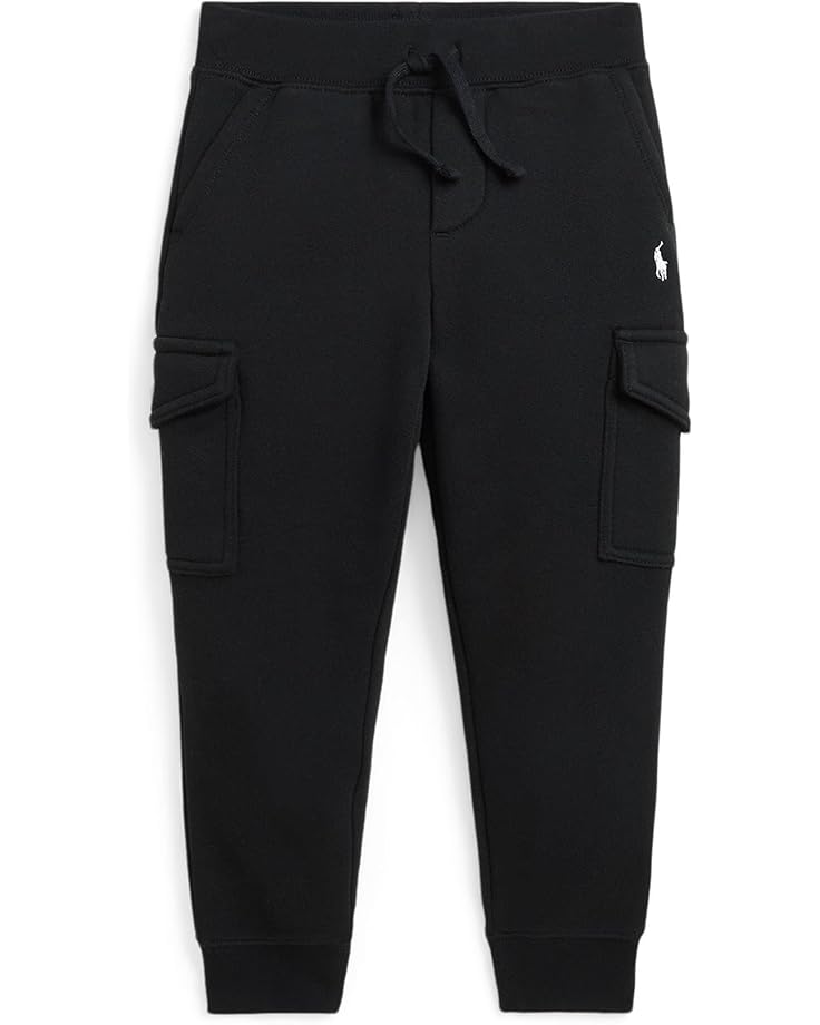 

Брюки Polo Ralph Lauren Kids Fleece Cargo Jogger Pants, цвет Polo Black W/C1730 White