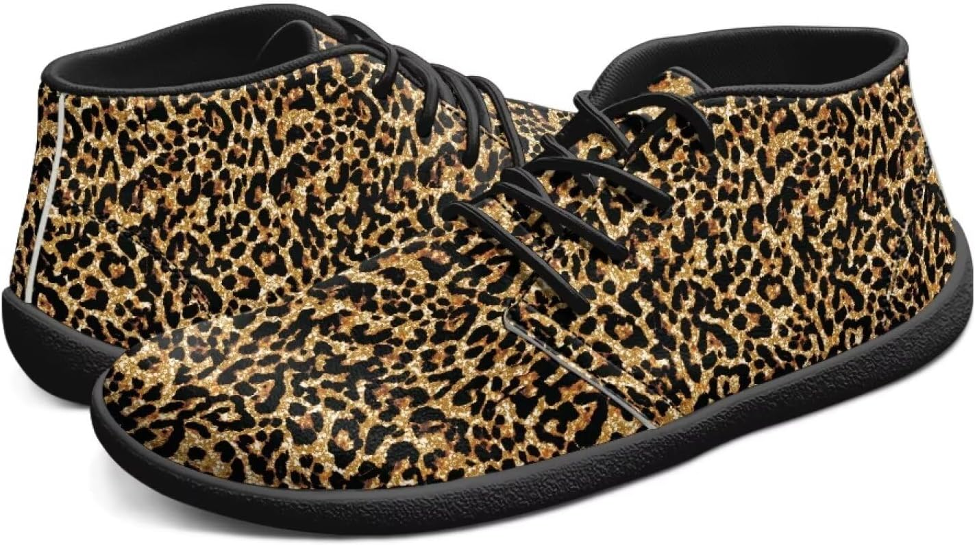 

Мужские кроссовки Tomeusey с широкой носочной частью, низкие, босоногого типа, с подошвой с нулевым уклоном, для бега по дороге, повседневные кроссовки и обувь для прогулок, Leopard