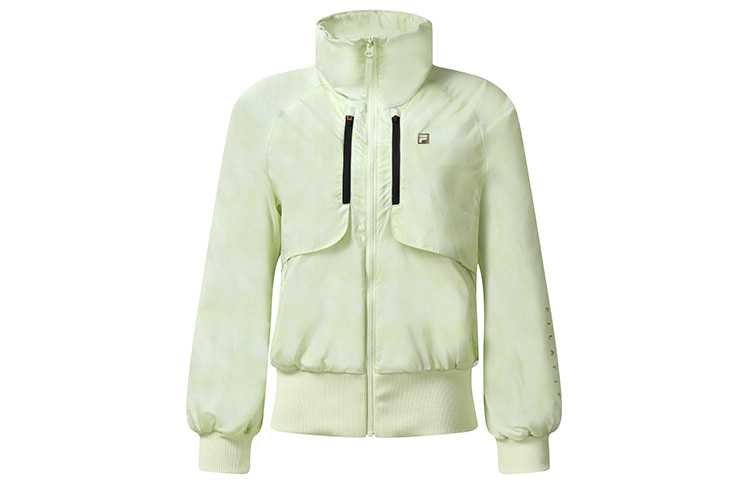

FILA Спортивная куртка пуховик женская с принтом по всей поверхности, All Over Print