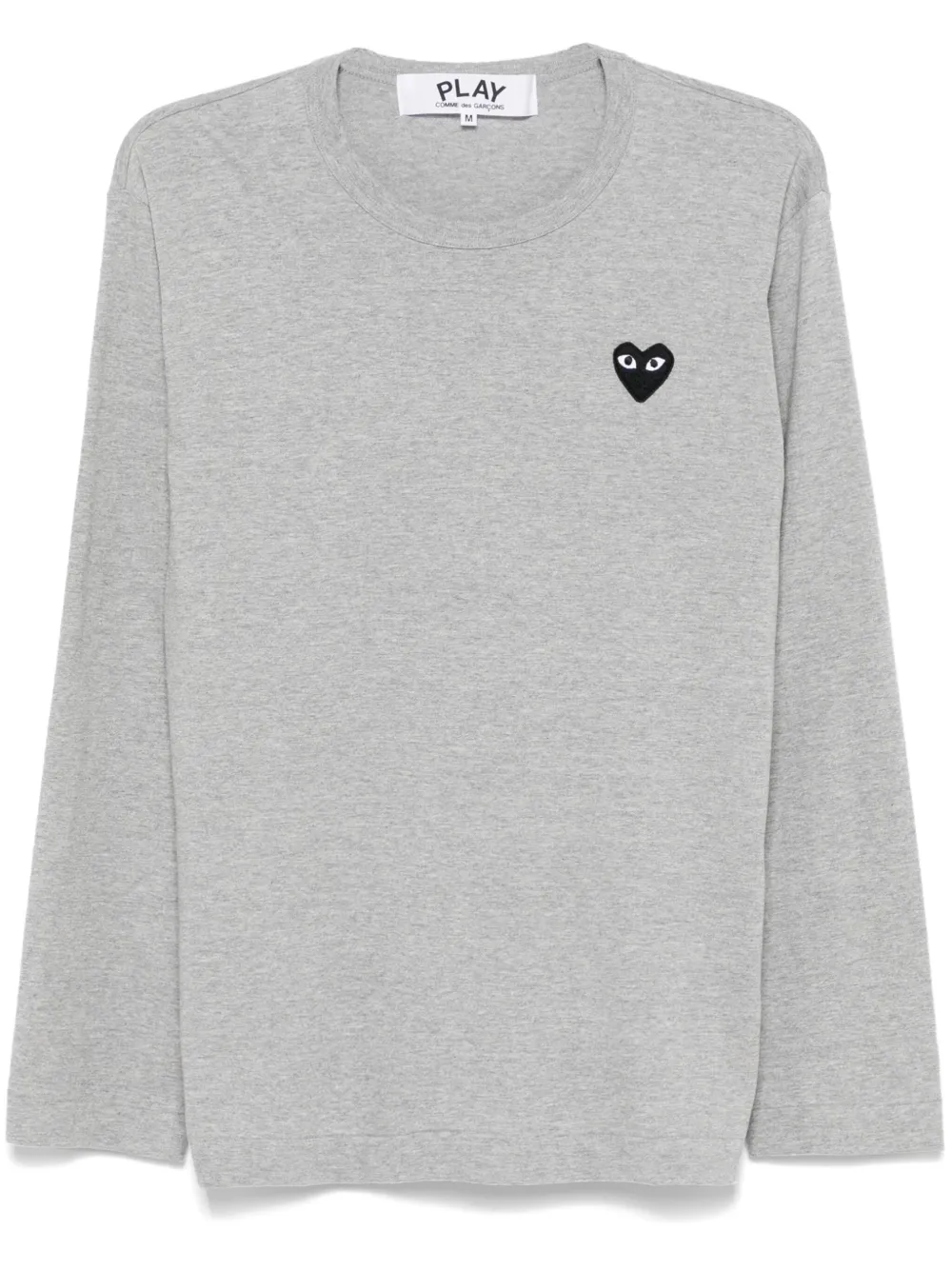 

Футболка с нашивкой Comme Des Garçons Play, серый