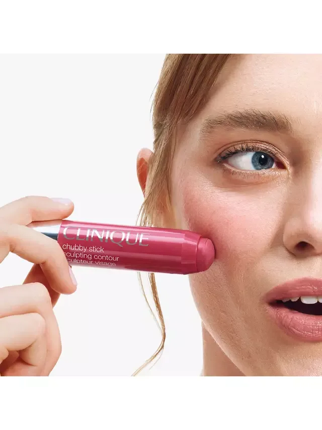 Крем для лица Clinique — Бальзам для щек Chubby Stick Cheek Colour Balm , Roly Poly Rosy, 6 г — фото 2