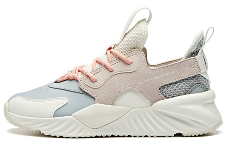 

Кроссовки женские толстые низкие Fog Ash/lotus Ash/ivory White/powder Anta