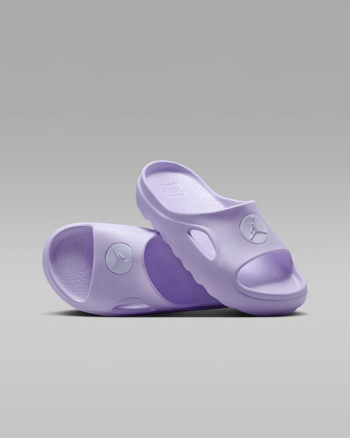 Детские шлепанцы Jordan Hydrip, Violet Frost/Barely Grape/Violet Frost