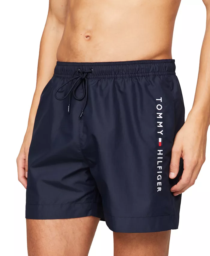 

Мужские плавки с поясом-шнурком и логотипом, 7" Tommy Hilfiger, синий